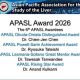 Call for APASL Awards 2027 !!